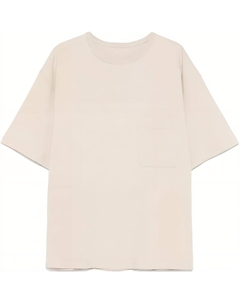 Футболка Boxy с коротким рукавом, бежевый Lemaire