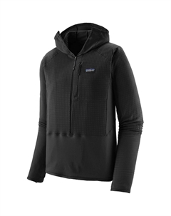 Толстовка R1 Fleece мужская, черный Patagonia