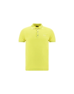 Мужская поло желтого цвета Zzegna