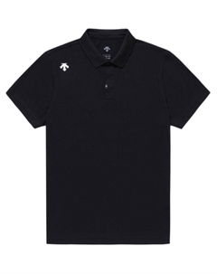 Мужская поло, черный Descente