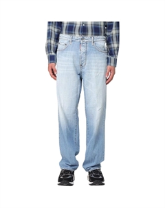 Dsquared2 прямые джинсы с потертостями