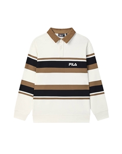 Поло облачного белого цвета Men's Cloud White Fila