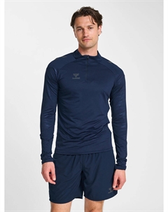 Толстовка с застежкой-молнией на половину длины и отверстиями для больших пальцев Hmlpro для взрослых Hummel