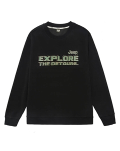 Свитшот мужской, черный Jeep