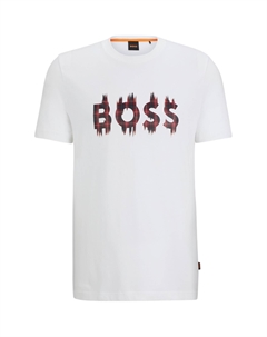 Футболка мужская белая Hugo boss