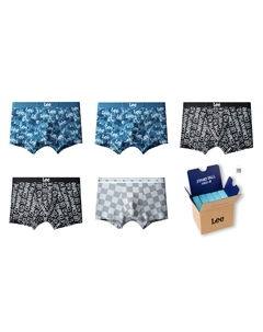 Мужские трусы-боксеры, красный Lee