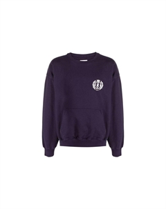 Фиолетовый мужской свитшот Bally