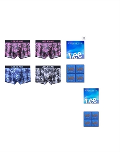 Мужские трусы-боксеры, черный Lee