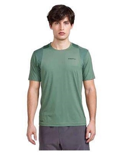 Футболка с коротким рукавом Adv Hit, зеленая Craft