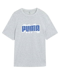 Футболка мужская серая, серый Puma