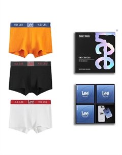 Мужские трусы-боксеры, белый Lee