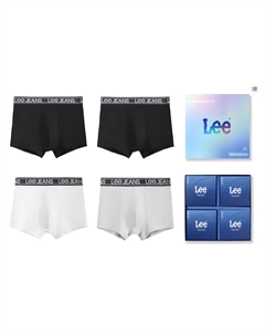 Трусы мужские 4 штуки подарочный набор, серый Lee