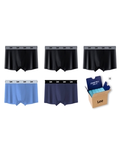 Мужские трусы-боксеры, синий Lee
