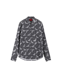 Мужская рубашка с длинным рукавом, белый Hugo boss