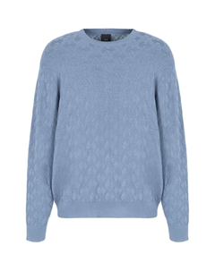 AE SS24 джемпер мужской Haze Blue Armani exchange