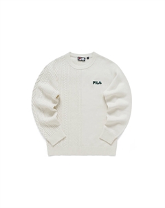 Свитер мужской стандартный белый Fila fusion