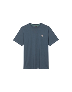 Футболка Ps Zebra Patch Crewneck, синий Paul smith