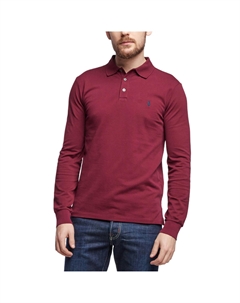 Поло SS24 мужская бордовая Polo ralph lauren