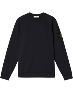 Свитшот с нашивкой компас, черный Stone island