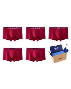 Мужские трусы 5 пар подарочный набор, красный Lee