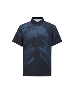 Поло для мужчин, черный Descente