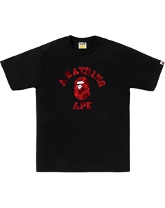 Футболка Bape Pirate College, черный A bathing ape®