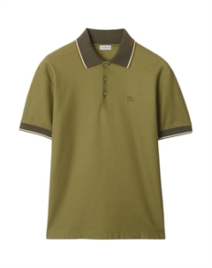 Хлопковая поло, зеленый Burberry