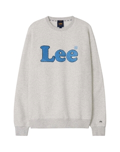 Свитшот мужской светло-серый Lee