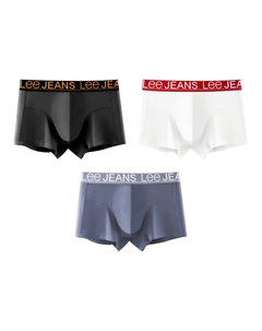 Мужские трусы 3 штуки, подарочный набор, серый Lee