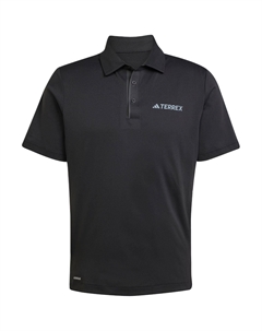 Футболка-поло Terrexaeroready мужская black Adidas