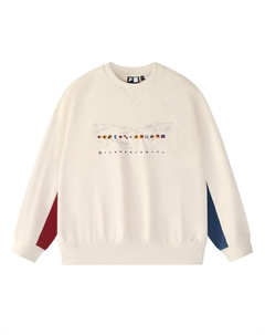 Свитшот мужской серый пшеничный Wheat Fila fusion