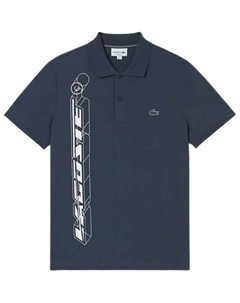 Мужская поло, темно-синий Lacoste