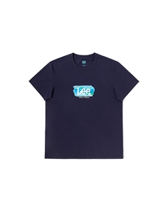 Футболка мужская темно-синяя Lee