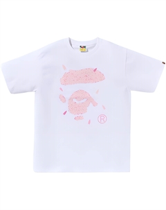 Футболка Bape Sakura Ape Face, белый A bathing ape®