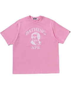 Футболка с вышитым логотипом, розовый A bathing ape®