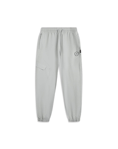 Трикотажные спортивные штаны мужские, серый Li-ning