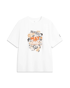 Футболка Jay Flow мужская стандартная белая Li-ning