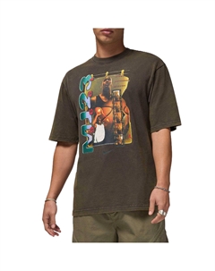 Мужская футболка с коротким рукавом, черный Jordan