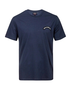 Футболка с принтом логотипа, синий Paul & shark