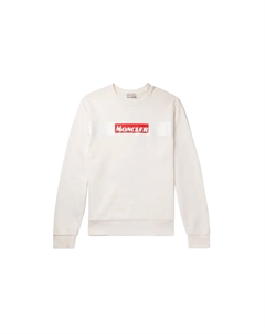 Белая толстовка для мужчин Moncler