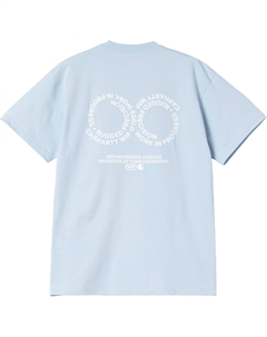 Футболка из хлопка с принтом, синий Carhartt wip