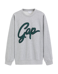 Свитшот мужской, светло-серый Gap