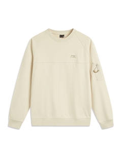 Спортивный свитшот мужской beige, бежевый Li-ning