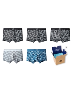 Мужские трусы-боксеры, красный Lee