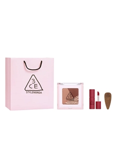 Тени для век Block три цвета Natural Clear 3ce