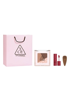 Тени для век Block три цвета Natural Clear 3ce