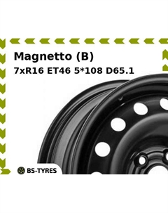 Колесный диск Magnetto (B) 7.0xR16 ET46 5*108 D65.1