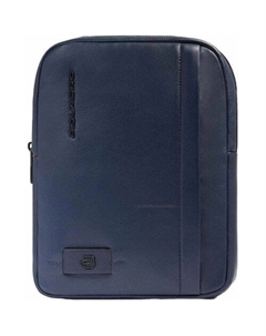 Сумка Russel, мужская, кожа натуральная, синий Piquadro