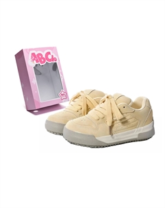 Женские скейтерские кроссовки Low top Ecru/Lemon/Prussian Blue, Lemon Abcio