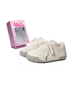 Женские скейтерские кроссовки Low top/Lemon/Prussian Blue, экрю Abcio